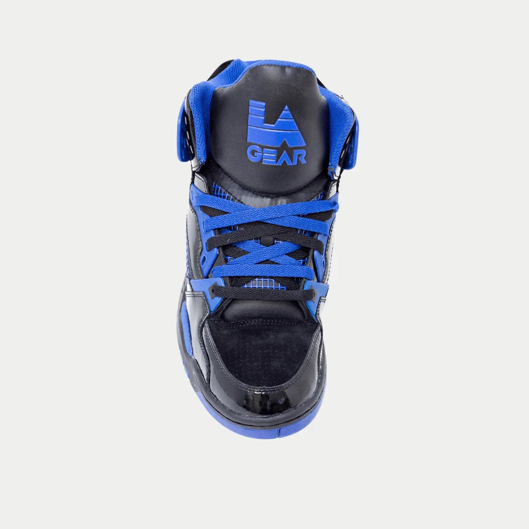 LA Gear Men's KAJ Vintage Hightop – Blue x Black