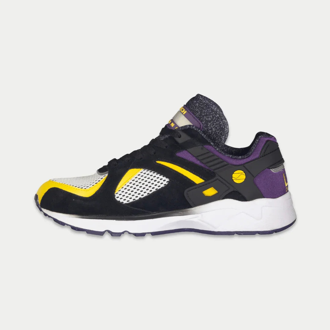 LA Gear Men's Catapult Light-Up Lowtop – Black x Purple x Yellow