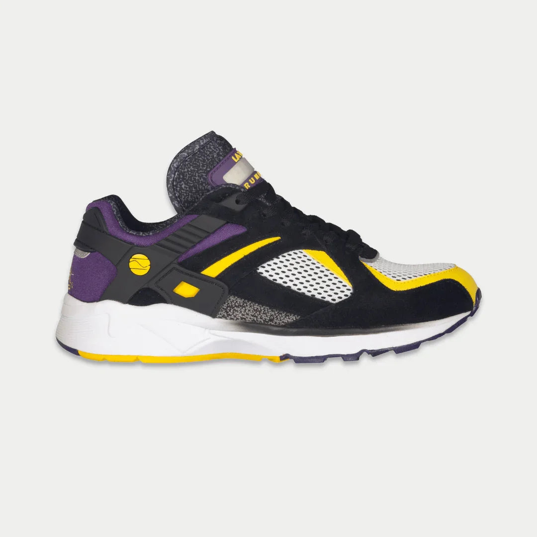 LA Gear Men's Catapult Light-Up Lowtop – Black x Purple x Yellow