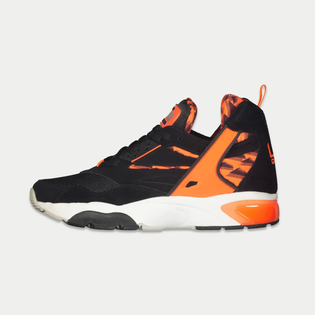 LA Gear Men's Turbo Light-Up Mid – Black x Neon Red