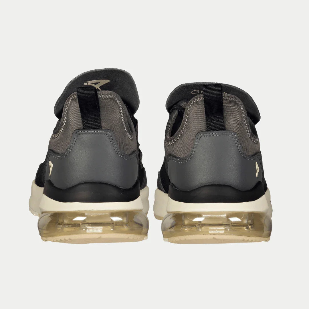 LA Gear Men’s Runyon Lowtop – Black x Gray