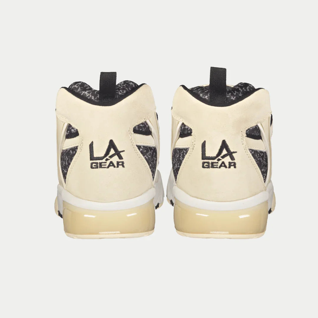 LA Gear Men's Turbo Light-Up Mid – Off-White x Black