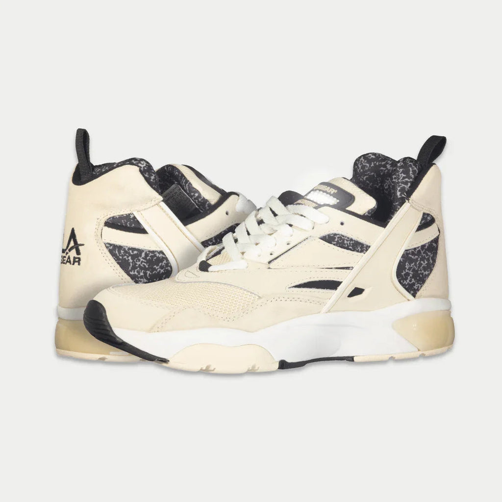 LA Gear Men's Turbo Light-Up Mid – Off-White x Black