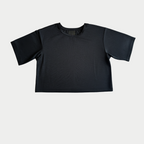 LA Gear Women’s Cropped Mesh Tee | Black
