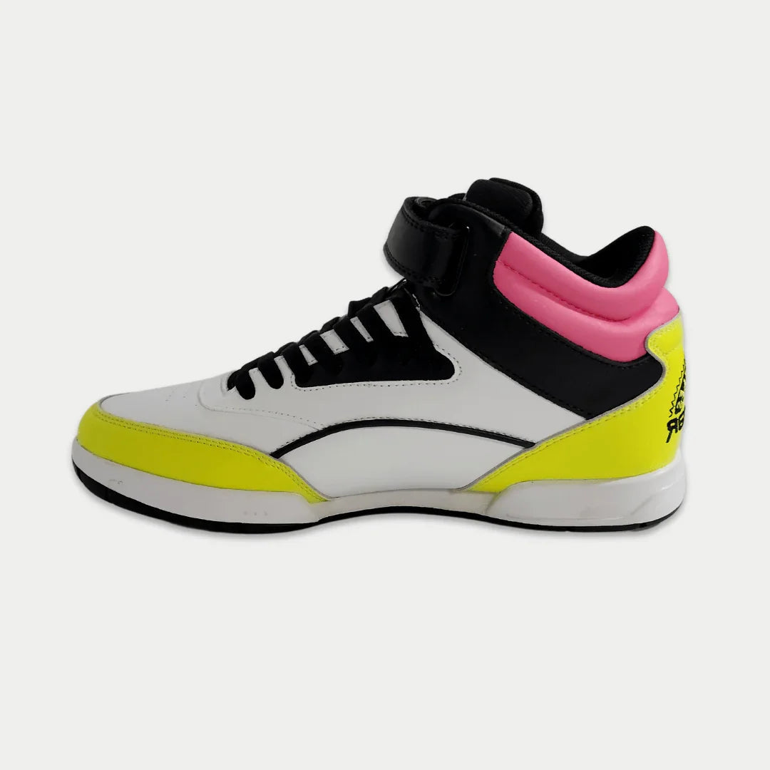 LA Gear Women's Flame Retro Hightop – Black x Pink x Lime