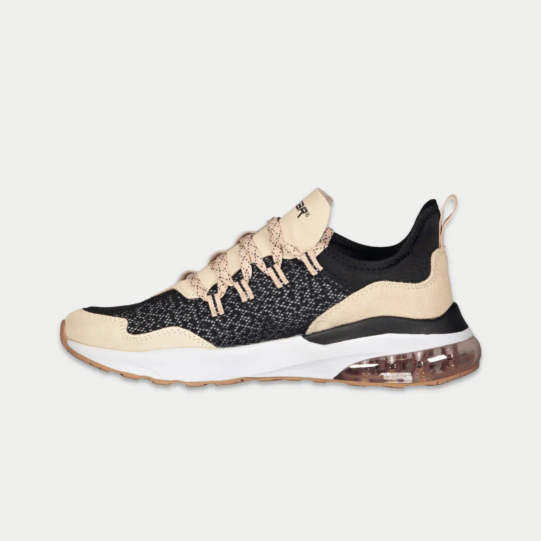 LA Gear Women’s Runyon Lowtop – Black x Pink