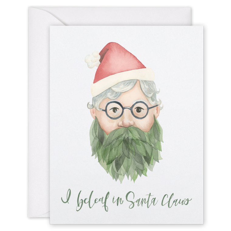Plant Theme Holiday Card