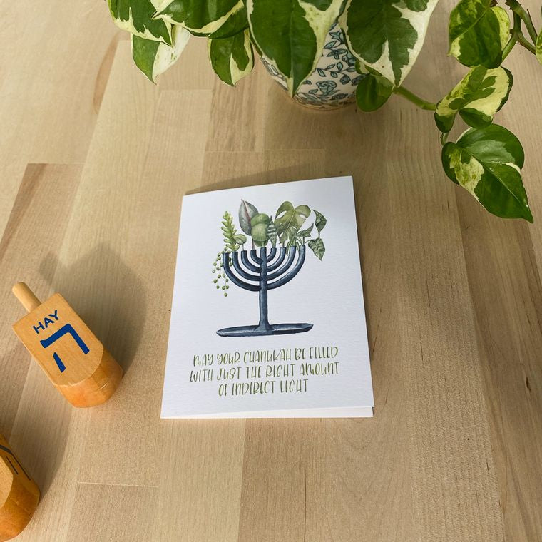 Plant Theme Holiday Card