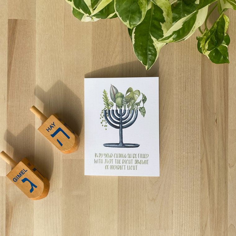 Plant Theme Holiday Card