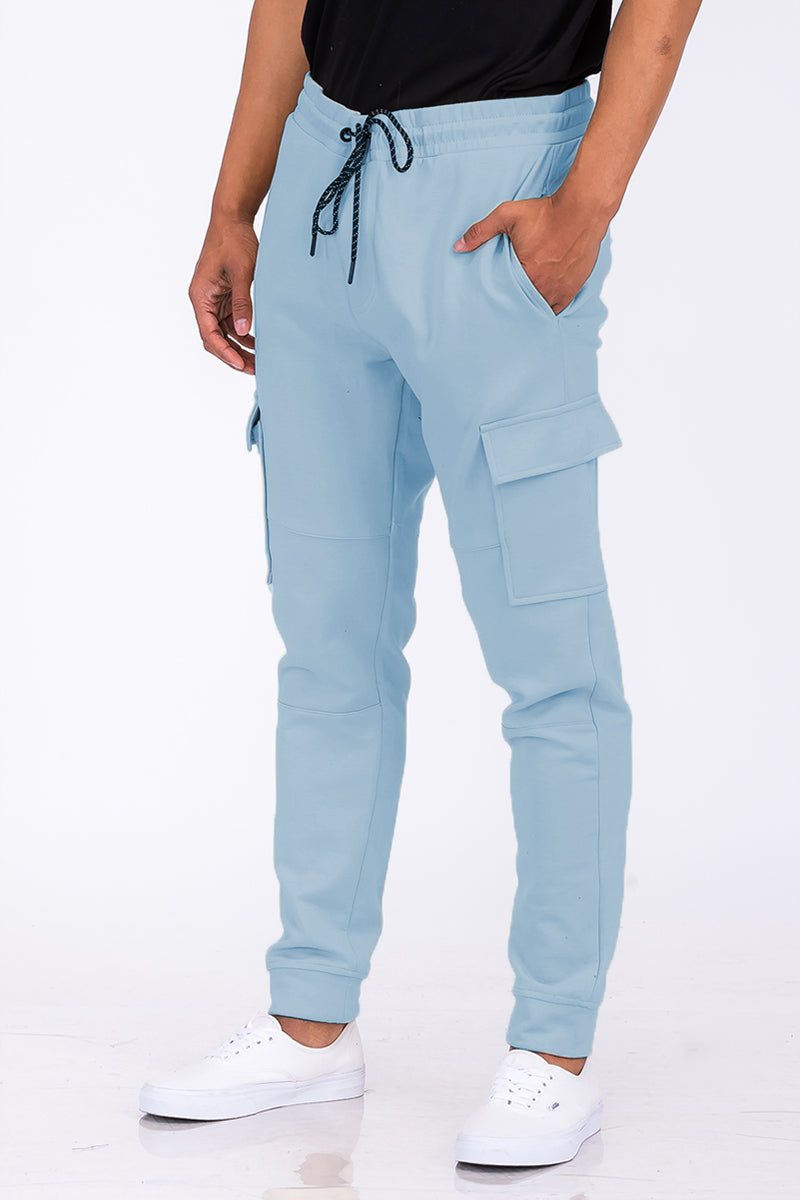 Cotton Blend Cargo Joggers-6