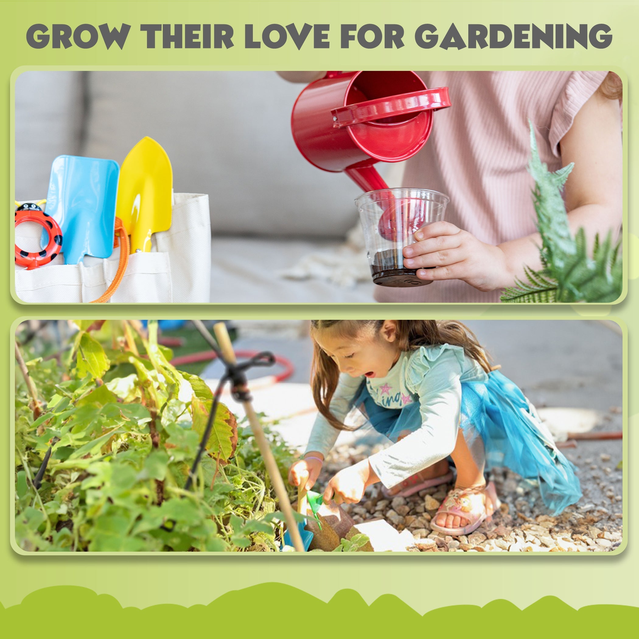 My First Gardening Kit Kids 27-Piece Gardening Set