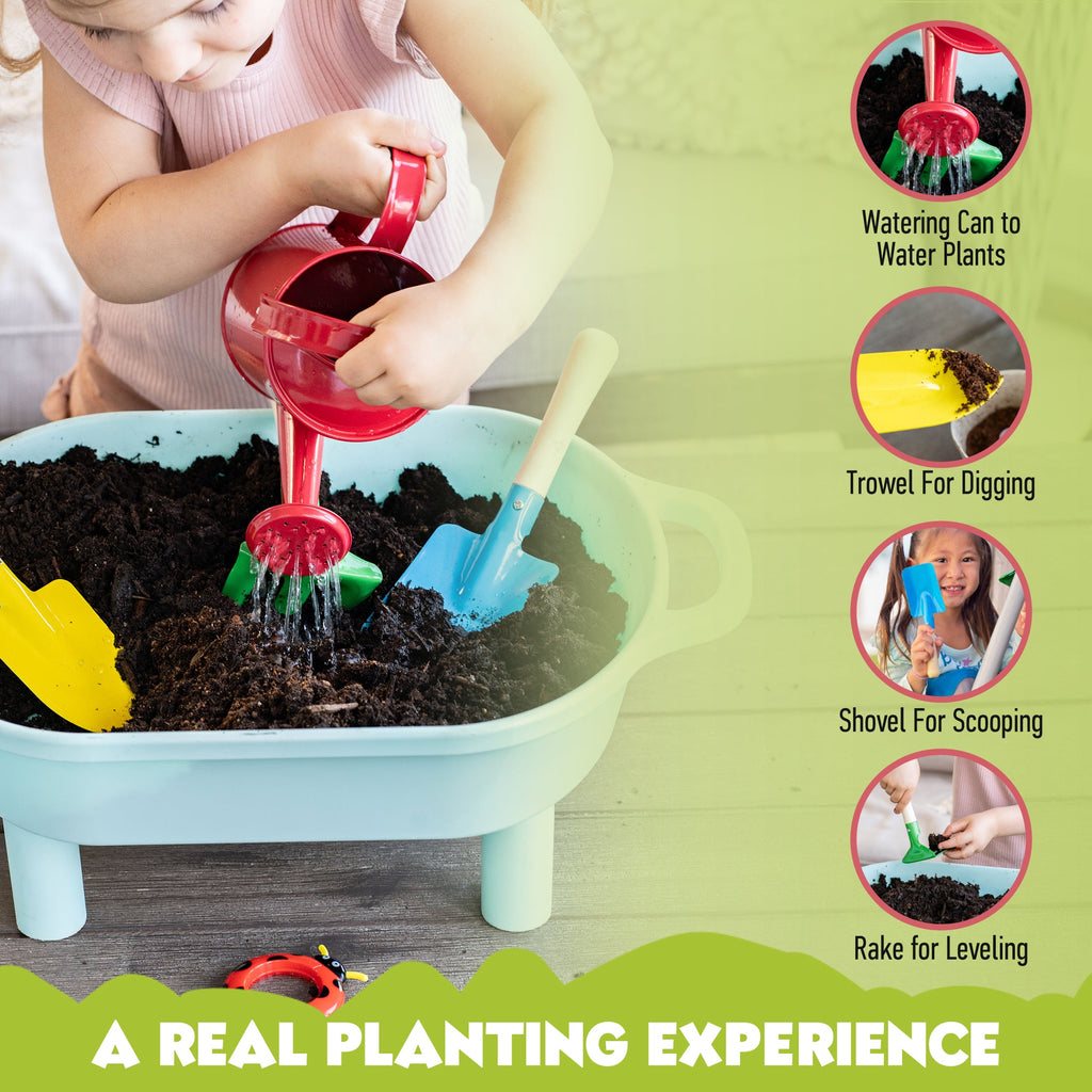 My First Gardening Kit Kids 27-Piece Gardening Set