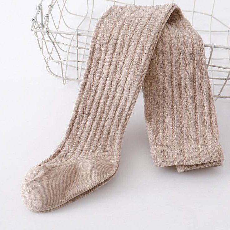 Little Love Bug Cable Knit Tights