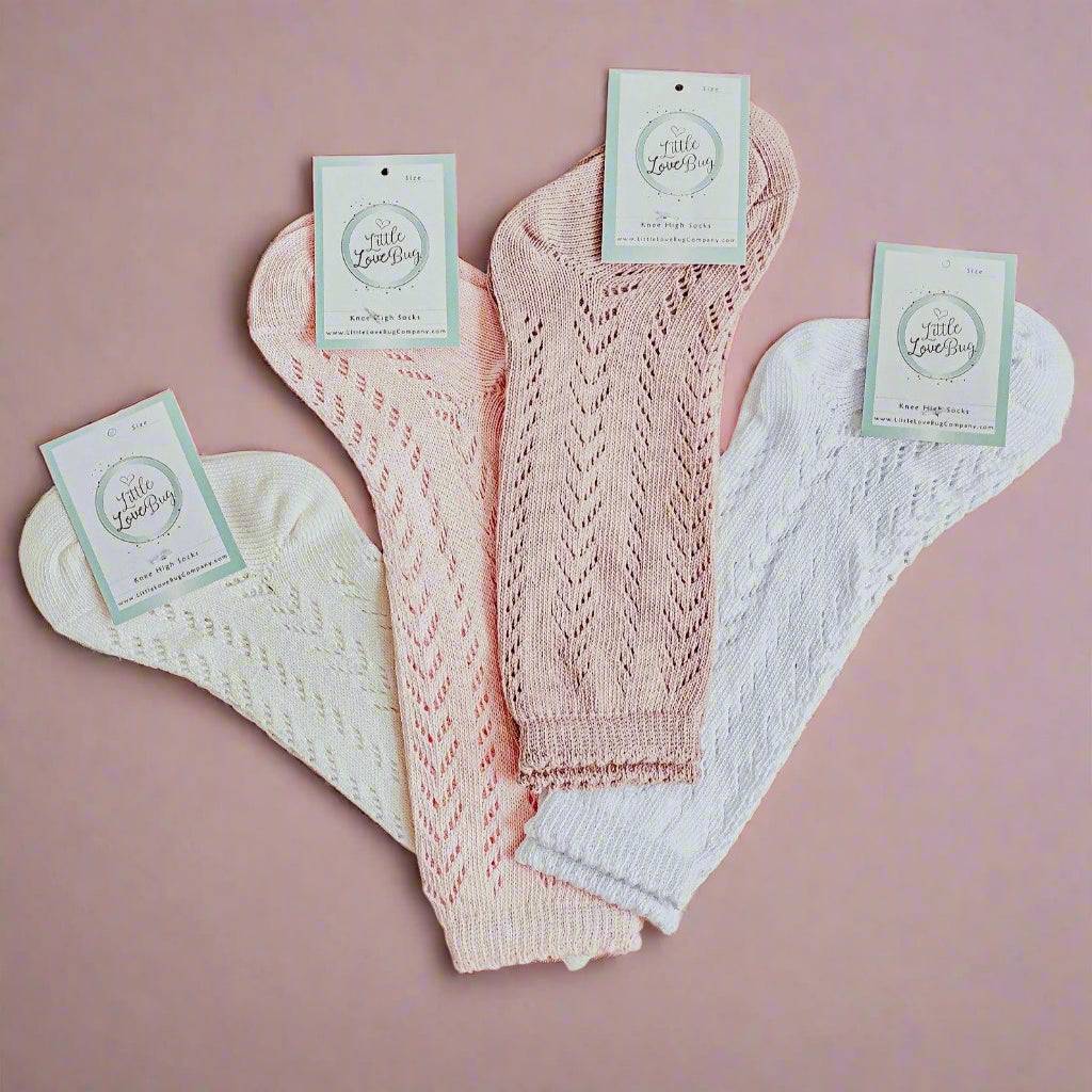 LLB Crochet Knee High Socks – 2 pairs in each order