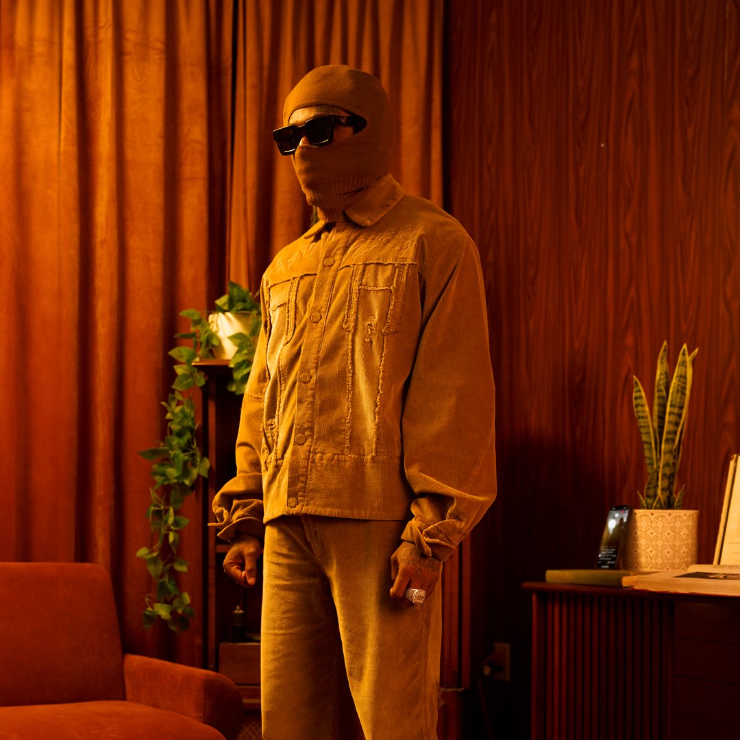 SAINT PERRY Straight Wide Leg Corduroy Pants