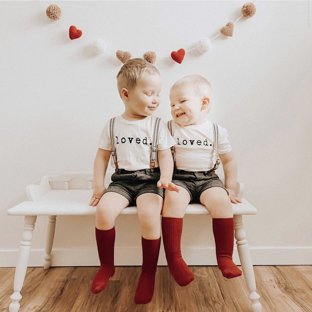 Loved. Organic Cotton Kids T-Shirt –Short Sleeve