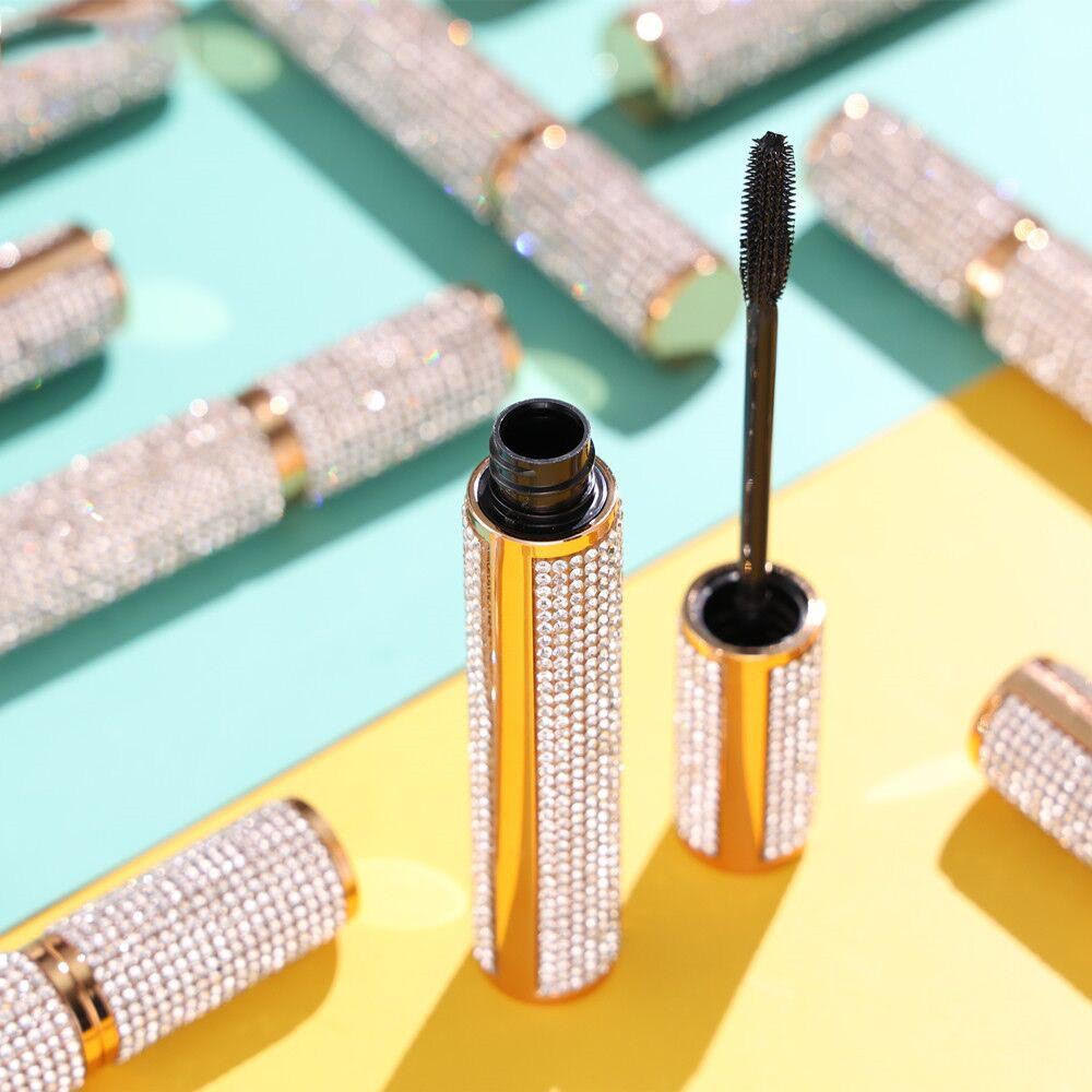 Mega Volume Vegan Smudge-Proof Mascara with Handmade Rhinestone Case