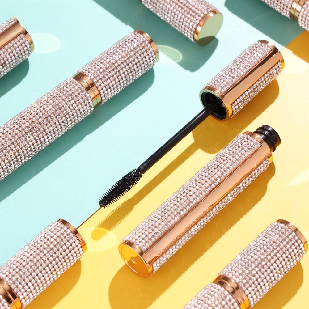 Mega Volume Vegan Smudge-Proof Mascara with Handmade Rhinestone Case