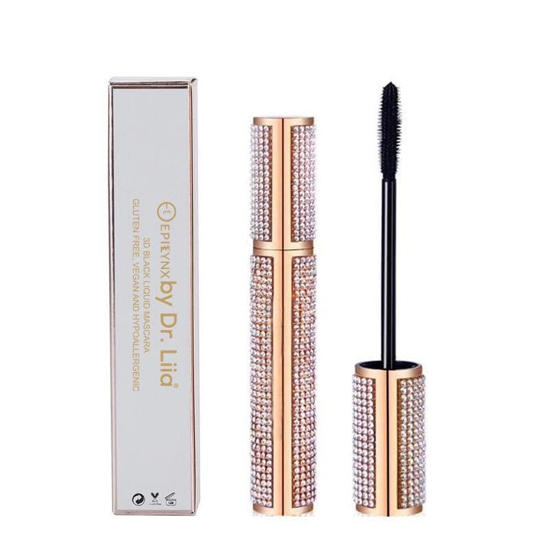 Mega Volume Vegan Smudge-Proof Mascara with Handmade Rhinestone Case