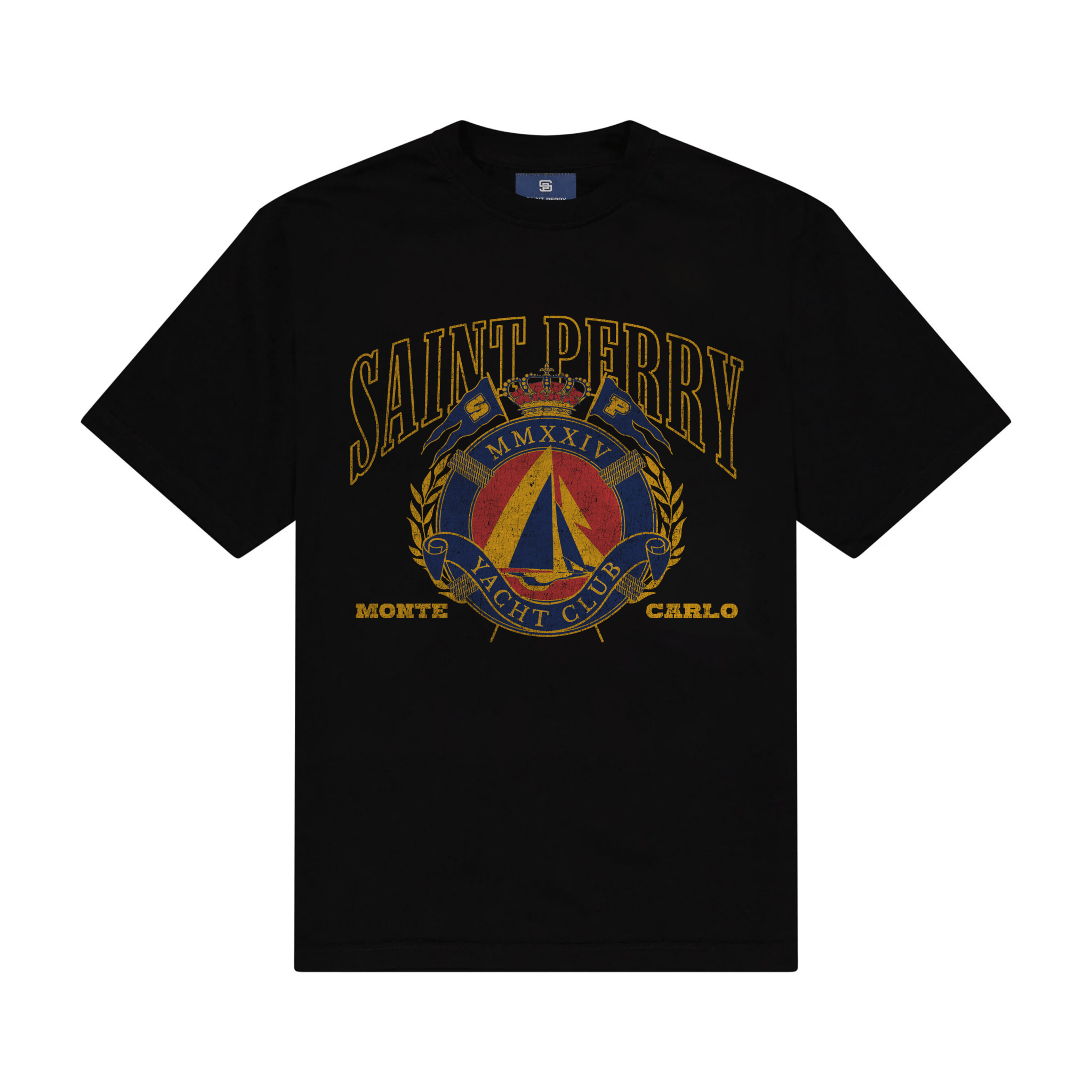 Saint Perry MMXXIV Yacht Club Tee – Black