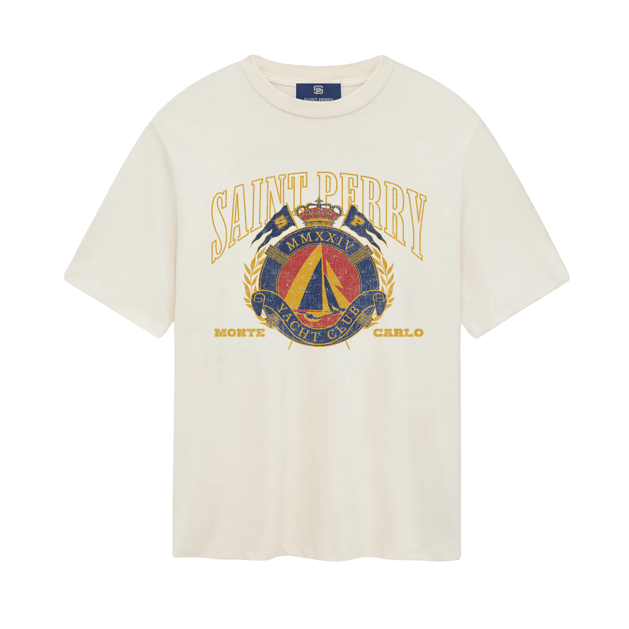 Saint Perry MMXXIV Yacht Club Tee – Off-White