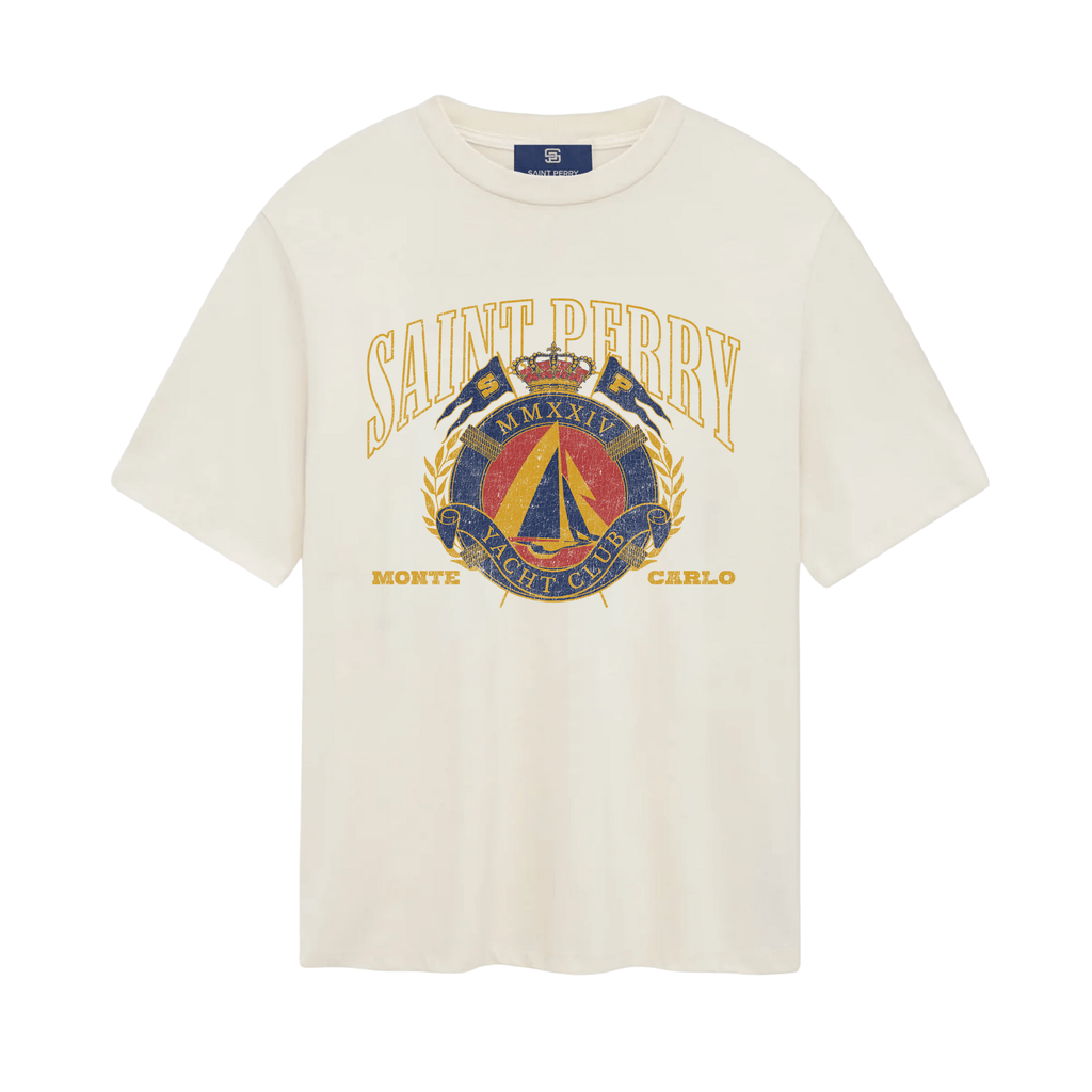 Saint Perry MMXXIV Yacht Club Tee – Off-White