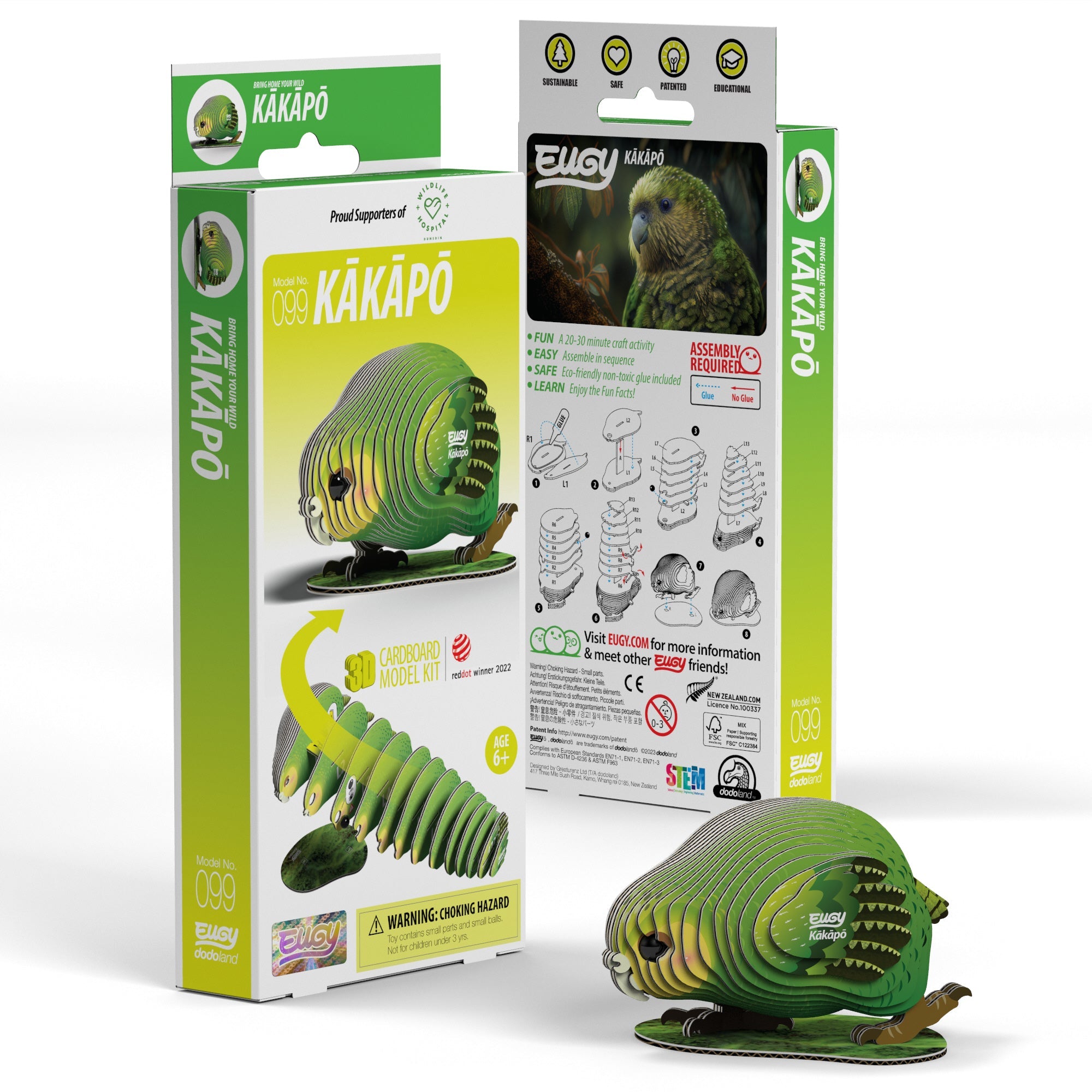 EUGY Kakapo 3D Puzzle-0