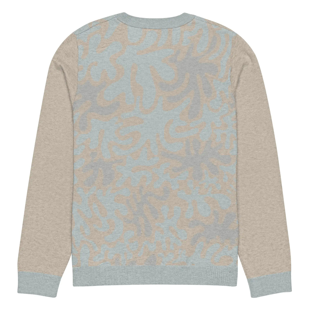 Coral Sands Knit Crew - Sustainable Ocean-Inspired Men's Sweater with 4ocean Partnership