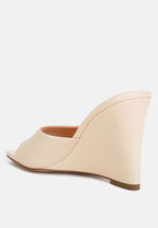 Shiloy Recycled Faux Leather Wedge Sandals-2