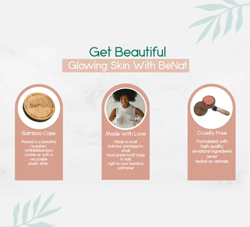 Handcrafted Natural Blush Loose Powder