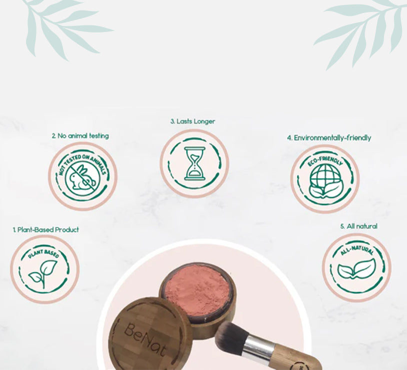 Handcrafted Natural Blush Loose Powder