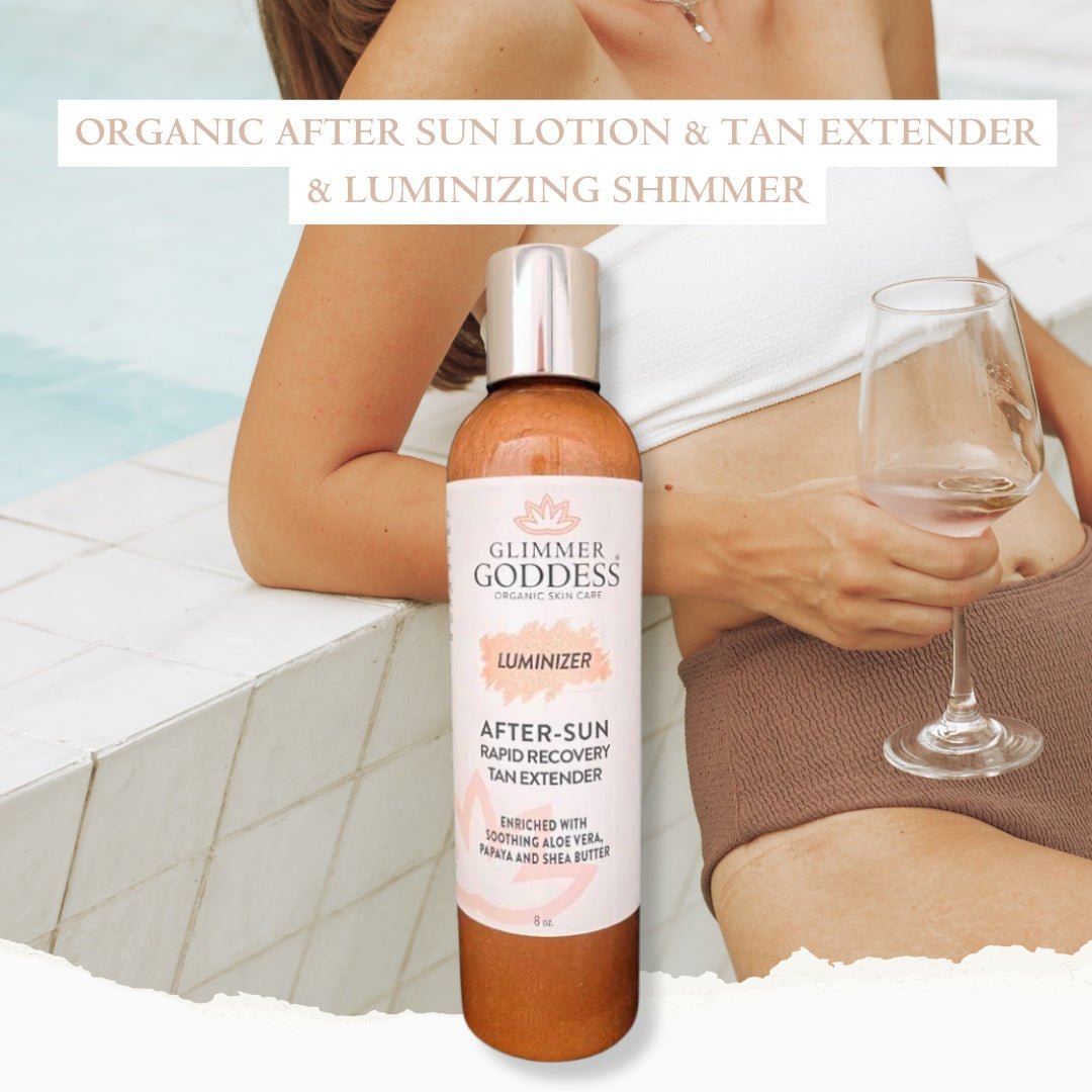 Organic After Sun Lotion & Tan Extender – Luminizing Shimmer