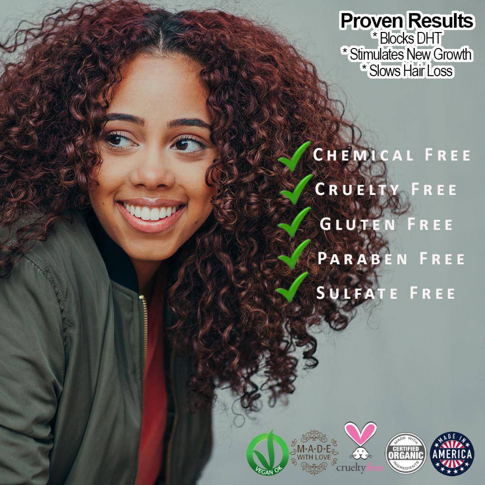 Organic Caffeine Hair Growth Trio – Shampoo, Hair Mask & Serum