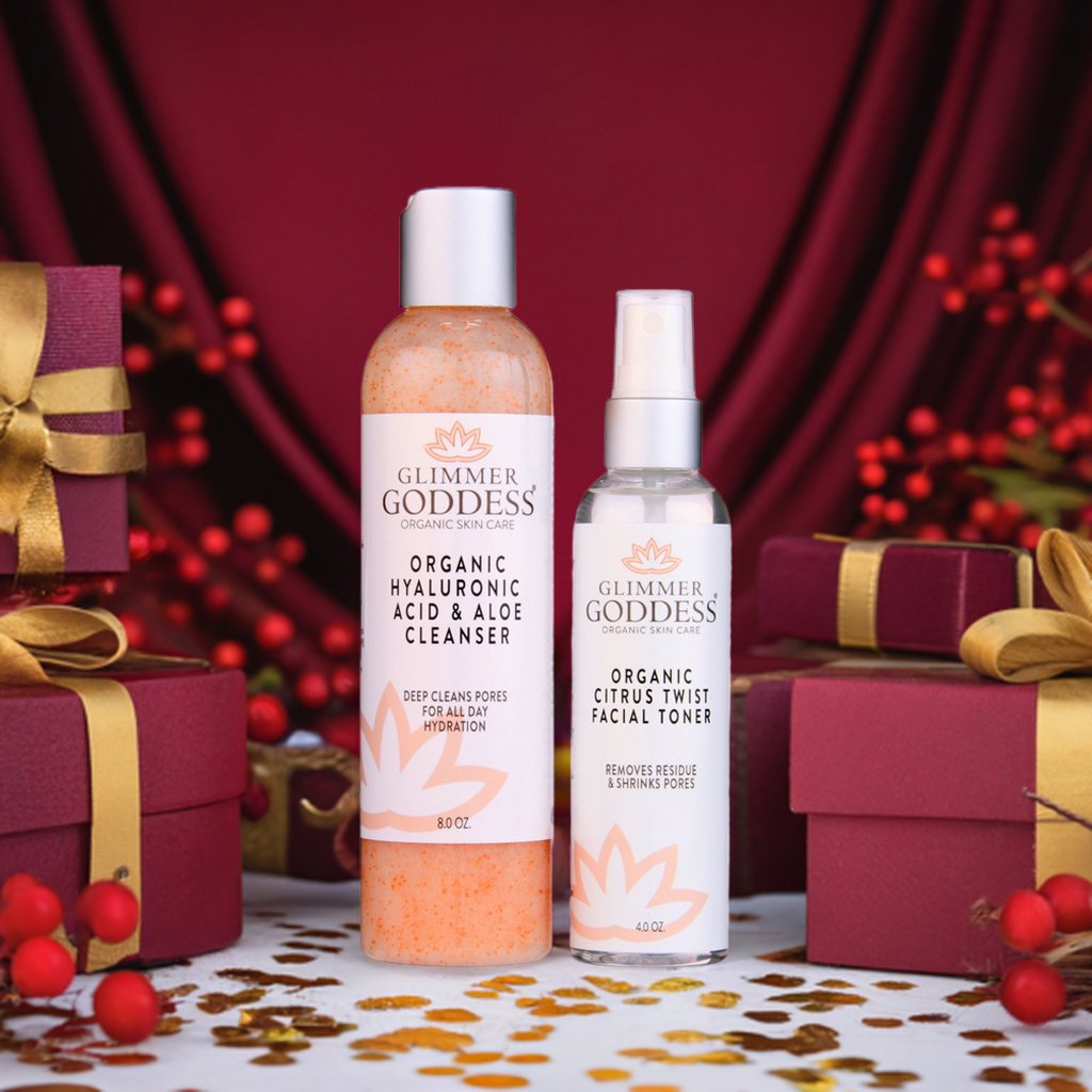 Fresh Start Duo – Hyaluronic Acid Cleanser with Jojoba Beads + Rose Water Toner for Radiant Skin