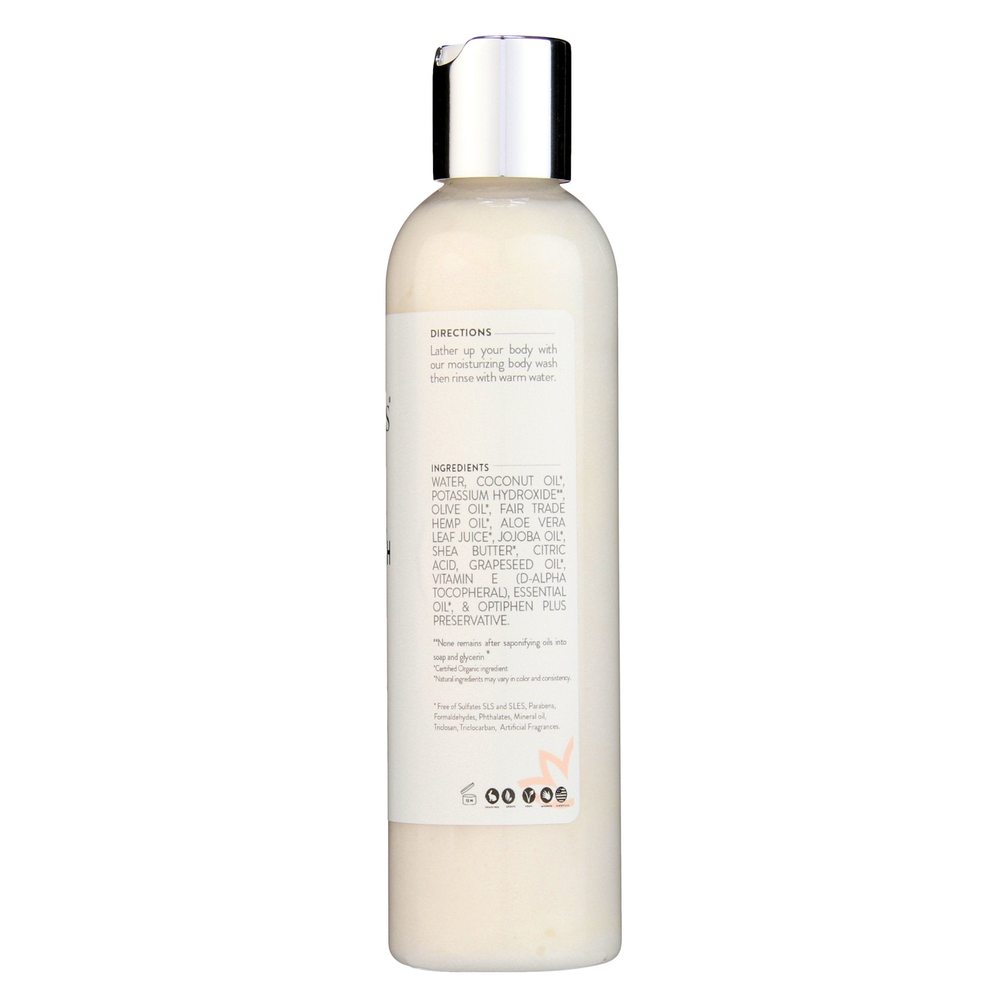 Organic Moisturizing Body Wash – 8 Oz