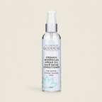 Glimmer Goddess organic Moroccan argan oil hair shine conditioner bottle on a white background