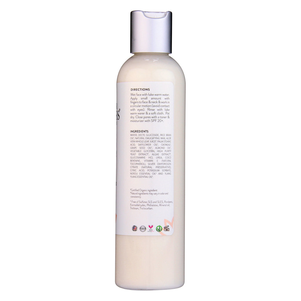 Organic Sensitive Skin Gentle AHA Face Wash Cleanser – 8 fl Oz