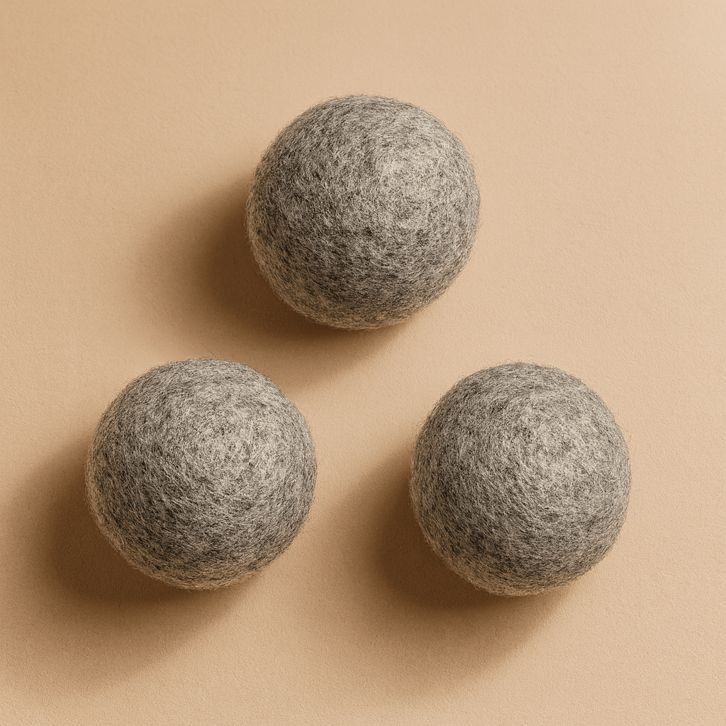 Organic Wool Dryer Balls – 3-Pack