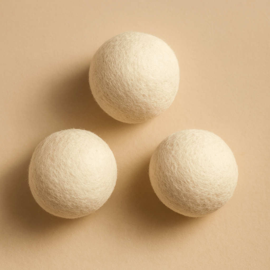 Organic Wool Dryer Balls – 3-Pack