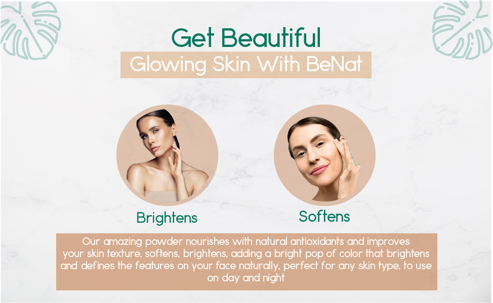 Refillable Translucent Loose Powder Set with Bamboo Case, Powder, Brush + Refill