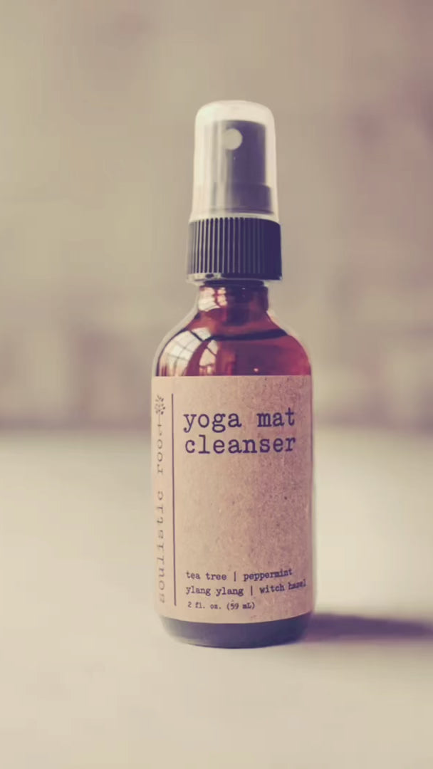 Soulistic Root Essential Oil Yoga Mat Cleanser – 59 mL/ 2 fl Oz