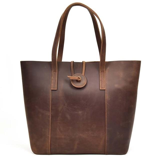 The Taavi Tote | Handcrafted Leather Tote Bag-5