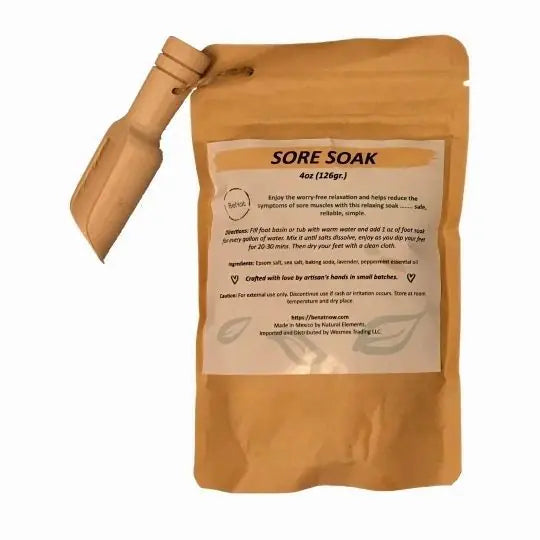 BeNat All-Natural Bath and Foot Soak – 4 Oz