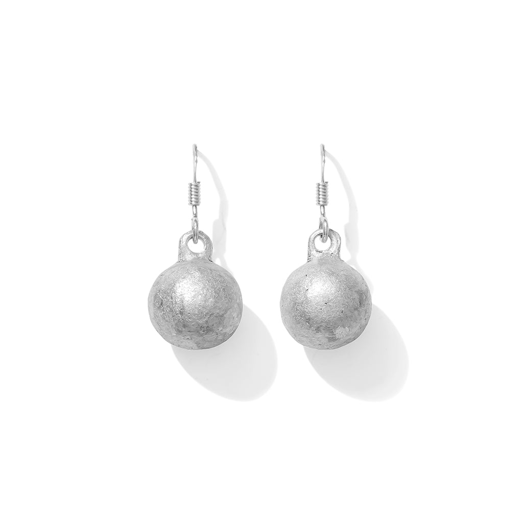 Recycled Bomb Ball Earrings-0