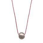 Recycled Bombshell Ball Necklace-5