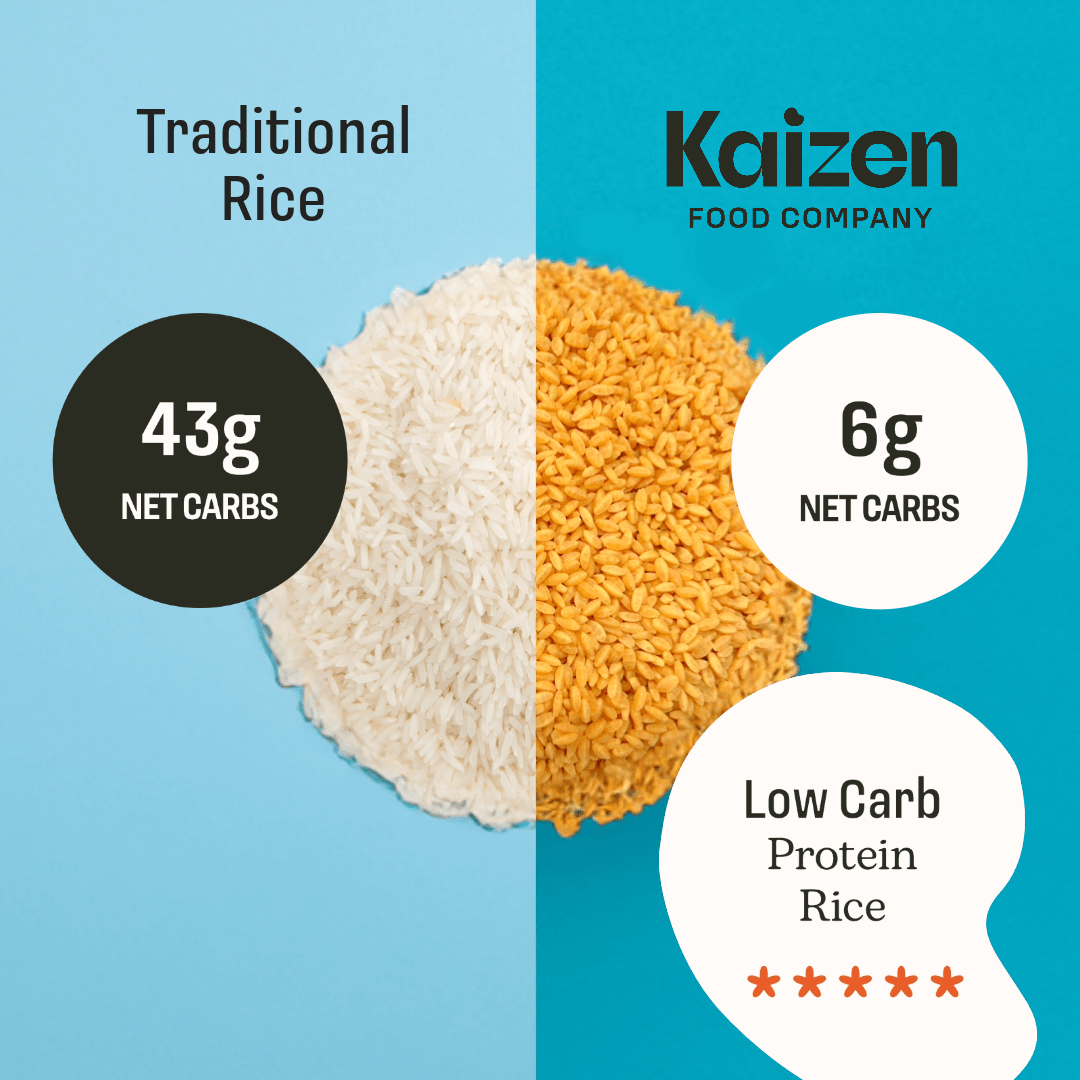 Kaizen Low-Carb Rice – 8 Oz Per Bag