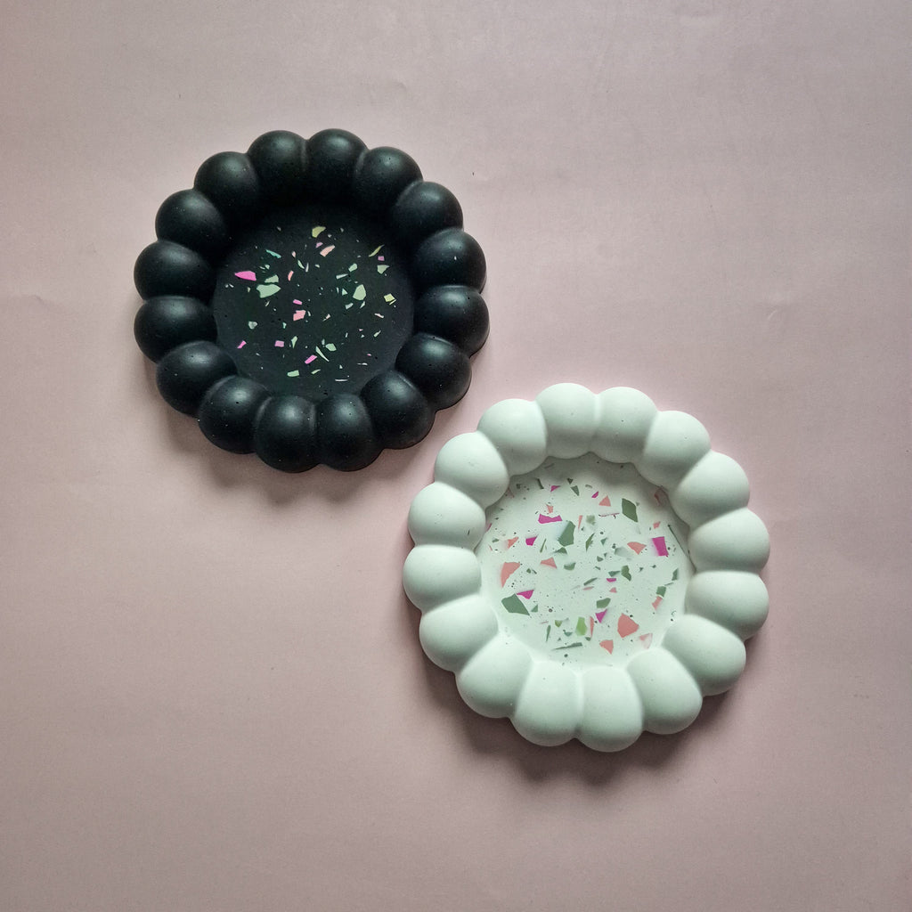 Matching terrazzo trays for couples, Valentine's Day gift-2