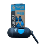 bio-based dog poop bags + bamboo dispenser