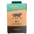 compostable plant-based dog poop bags + bamboo dispenser