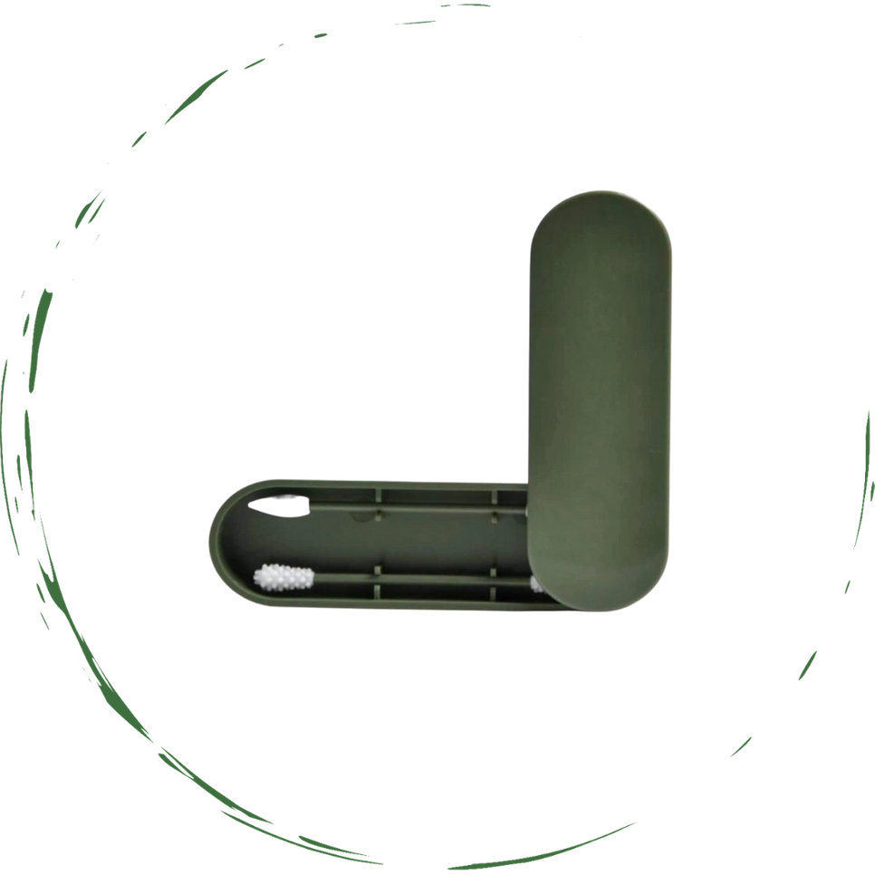 Reusable Silicone Cotton Swab – 2-Pack with Case